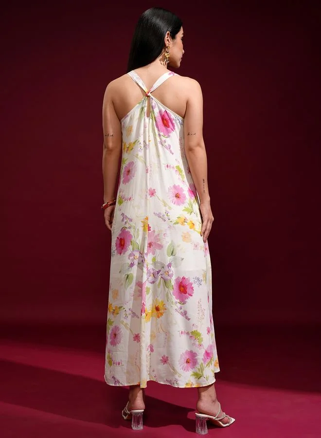 Vishudh Floral Print Dress