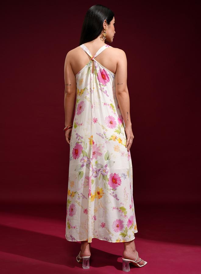 فيشود فستان بطبعة زهور - Image 3