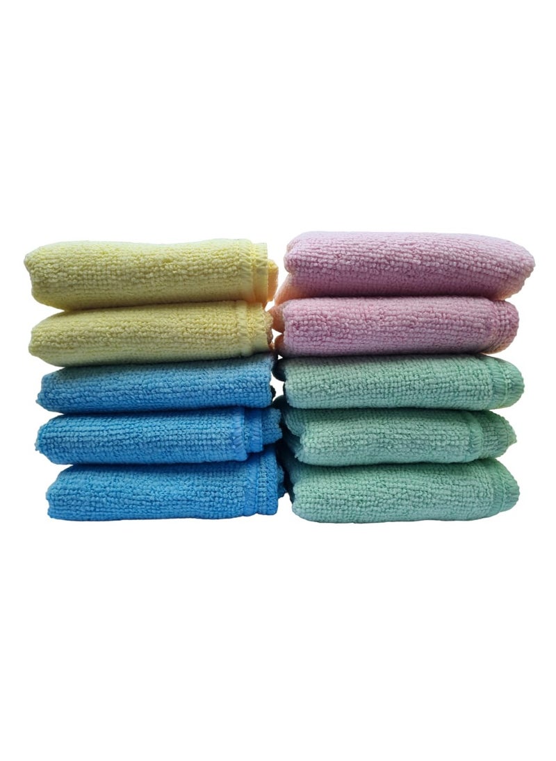 Microfiber Cleaning Cloths | 40 x 40 cm | Pack of 10 | Dusters Car Bathroom Polish Towels | Durable | Absorbent - pzsku/Z4EAD4B770159C7645C7CZ/45/_/1733742650/97561e57-b9ca-4a4b-83da-abb12ebf4bcf