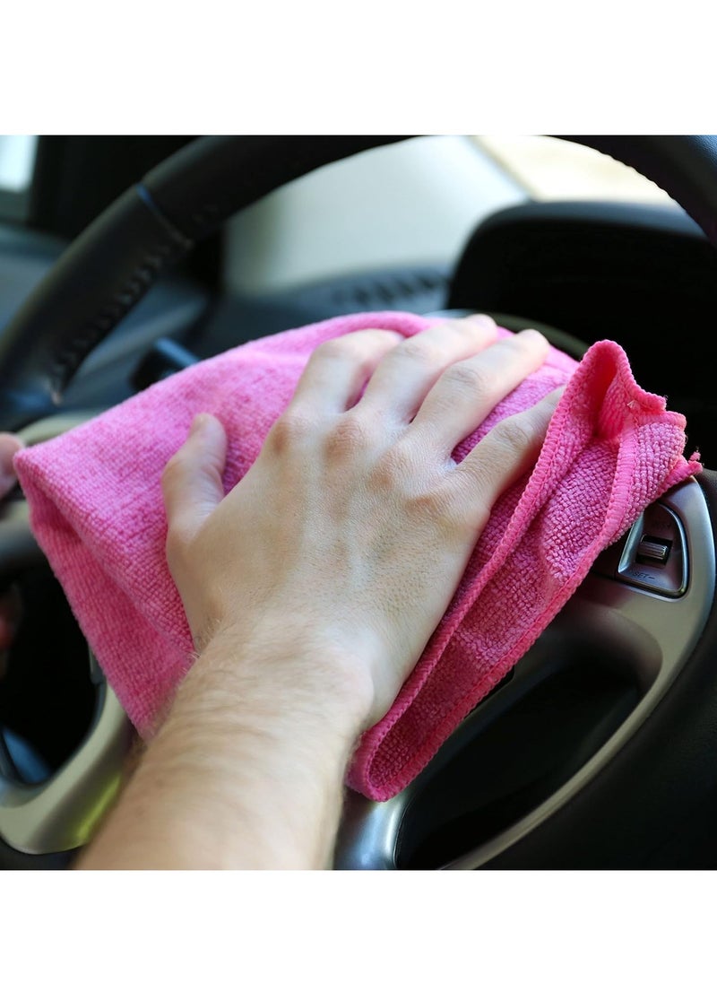 Microfiber Cleaning Cloths | 40 x 40 cm | Pack of 10 | Dusters Car Bathroom Polish Towels | Durable | Absorbent - pzsku/Z4EAD4B770159C7645C7CZ/45/_/1733742703/38cbec4e-4e30-492e-bf7c-f0ac35645d2f