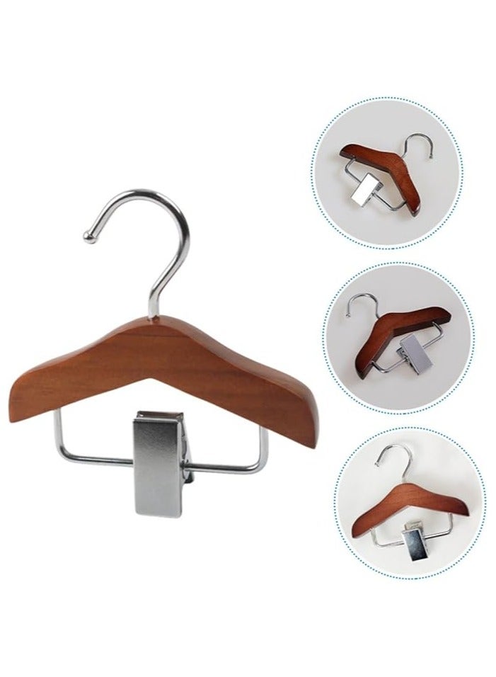 MIRFA Pet Clothes Mini Hangers - Dark Wood (Pack of 2) - Image 3