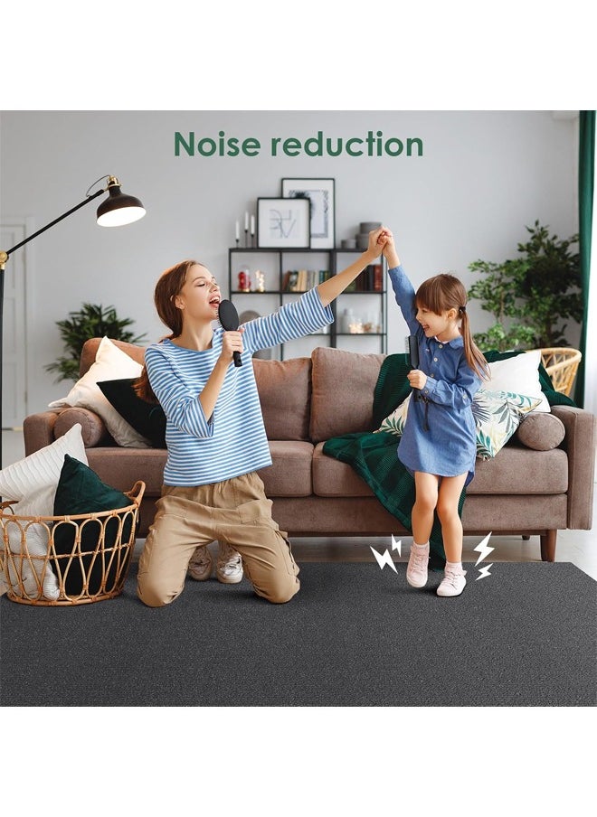 Carpet Tiles Peel and Stick,12”x 12” Non-Slip Self Adhesive Squares Carpet Floor Tile,Reusable Waterproof Carpet for Living Room Bedroom,Self Adhesive Carpet Squares for Basement,Carpet Carpet Squar