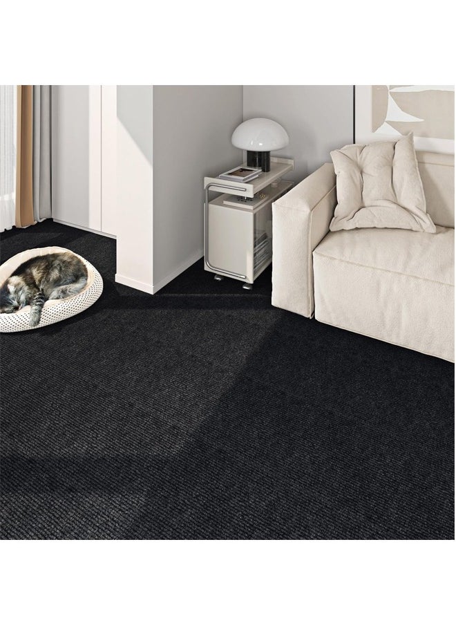 Carpet Tiles Peel and Stick,12”x 12” Non-Slip Self Adhesive Squares Carpet Floor Tile,Reusable Waterproof Carpet for Living Room Bedroom,Self Adhesive Carpet Squares for Basement,Carpet Carpet Squar