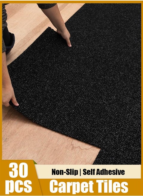 Carpet Tiles Peel and Stick,12”x 12” Non-Slip Self Adhesive Squares Carpet Floor Tile,Reusable Waterproof Carpet for Living Room Bedroom,Self Adhesive Carpet Squares for Basement,Carpet Carpet Squar