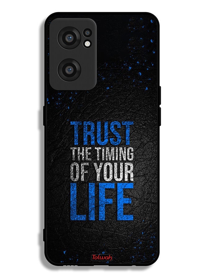 Tolwak OnePlus Nord CE 2 5G Protective Case Cover Trust The Timing Of Your Life - Image 2