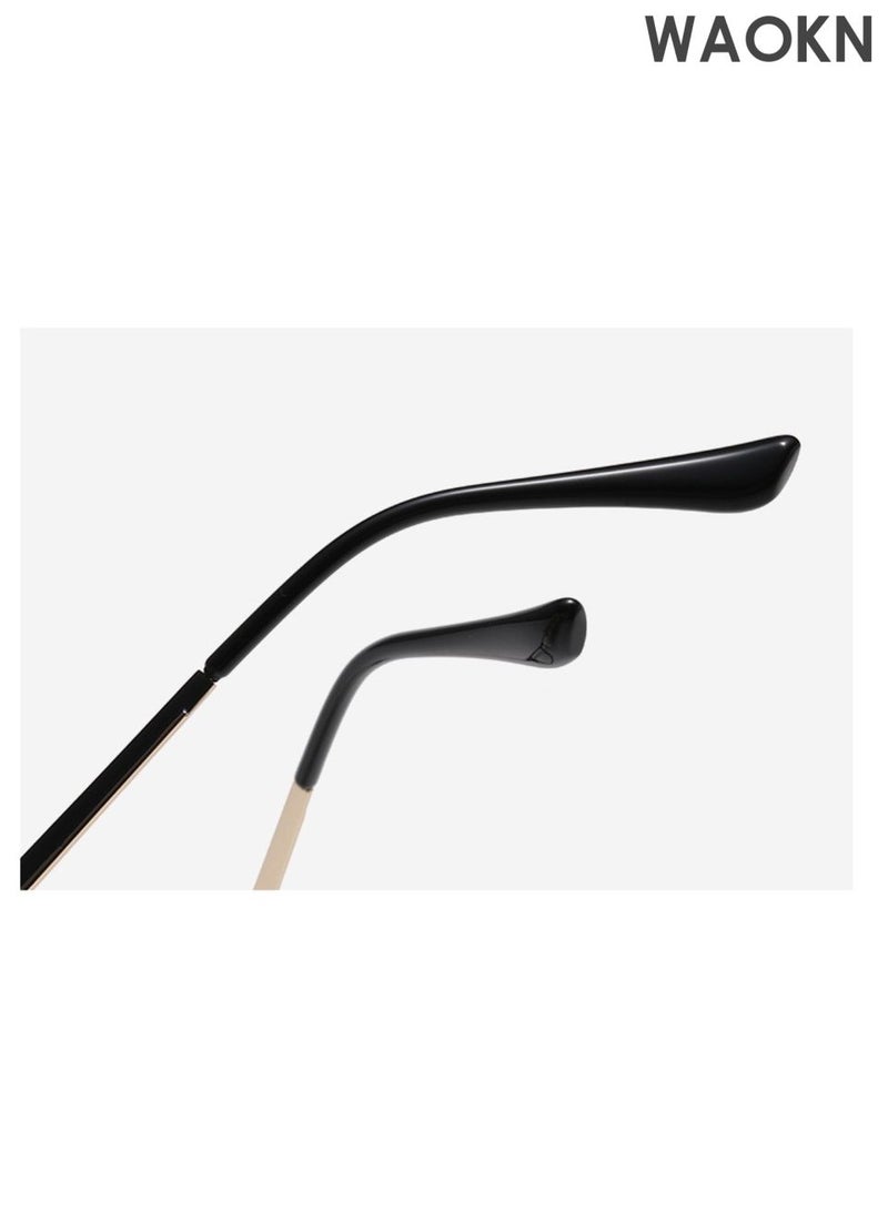 WAOKN Multi focal color change anti blue light,High definition glasses，Made of PC material, lightweight and portable, durable and wear-resistant, suitable for reading books, computers, mobile phones and other electronic products. - Image 5