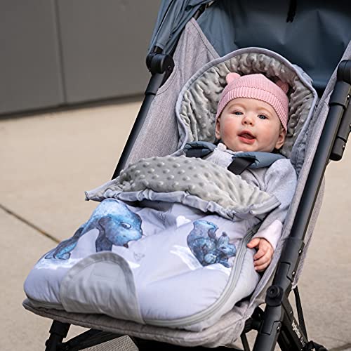 JumpOff Jo – Baby Bunting Bag - Stroller Blanket, Sleeping Bag & Sleep Sack – Baby Essentials for Newborn, Winter Car Seat Covers for Babies, Wearable Blanket – 0-12 Months - Mama Bear - Image 4