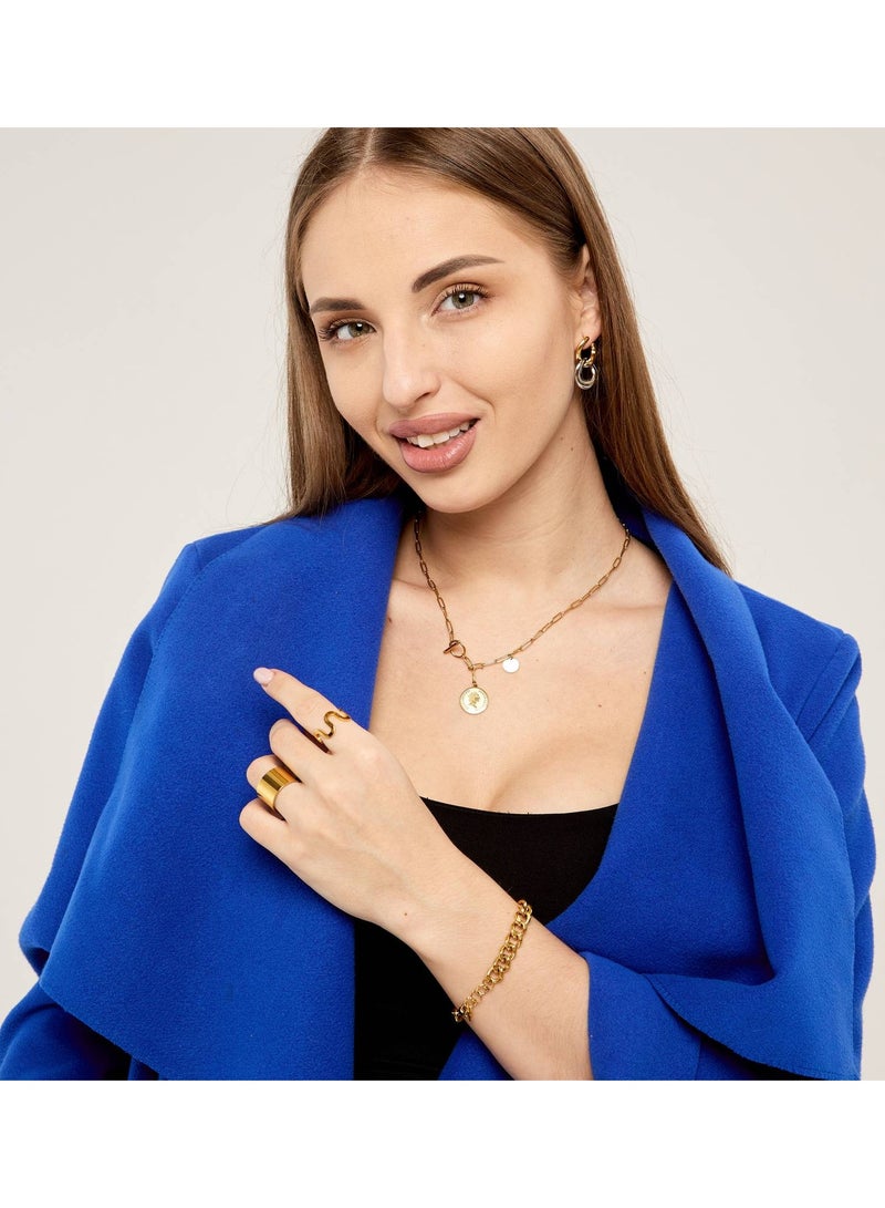 Vibez Jewelz 18K gold plated Coin Necklace - Image 3