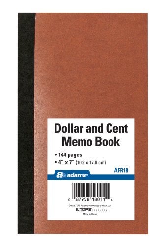 Adams Dollar and Cent Memo Book, 7 x 4 Inches, 144 Pages (AFR18) - Image 3