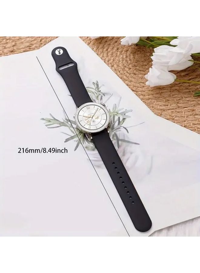 22mm Plum Soft Strap for Samsung Galaxy Watch 7 6 5 4 Huawei Watch GT 4 3 - Image 3