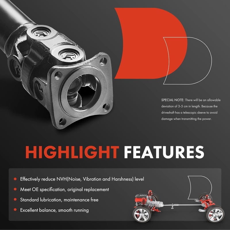 A-Premium Front Driveshaft Assembly for Mercedes-Benz - Image 4