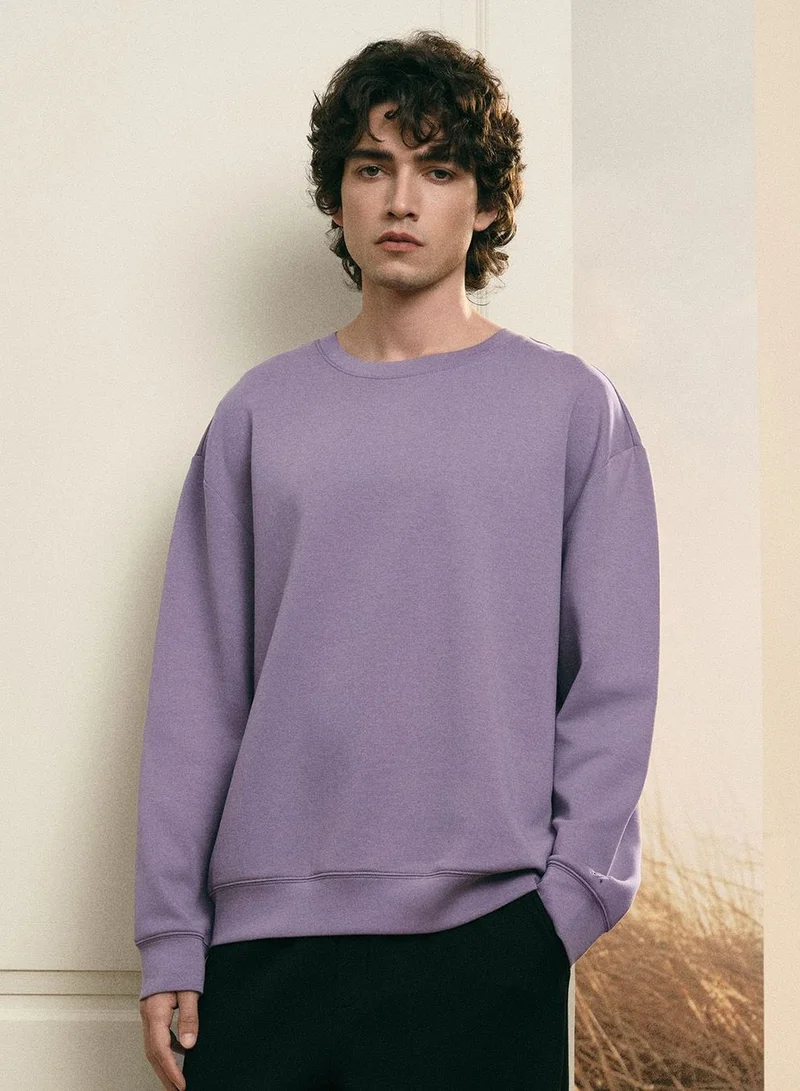 Men’s Regular Fit Lyocell Cotton Sweatshirt