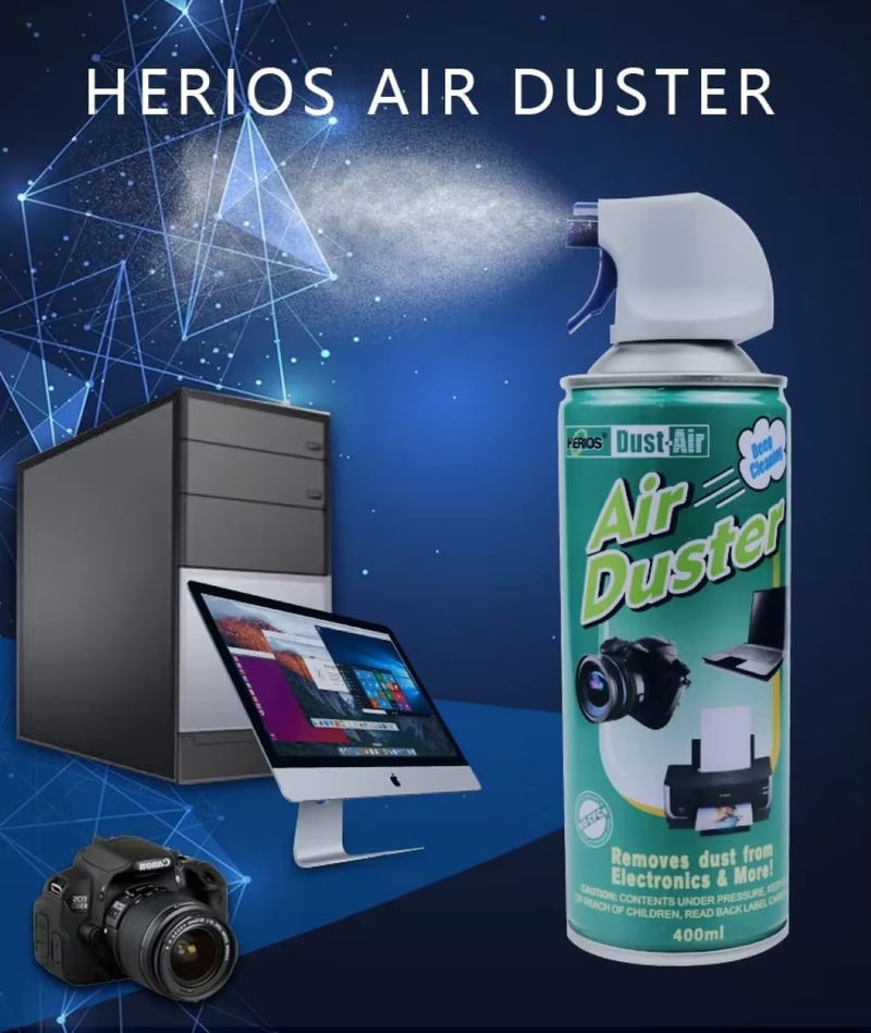 HERIOS Compressed Gas (152a) Disposable Cleaning Duster 400ml - Image 2