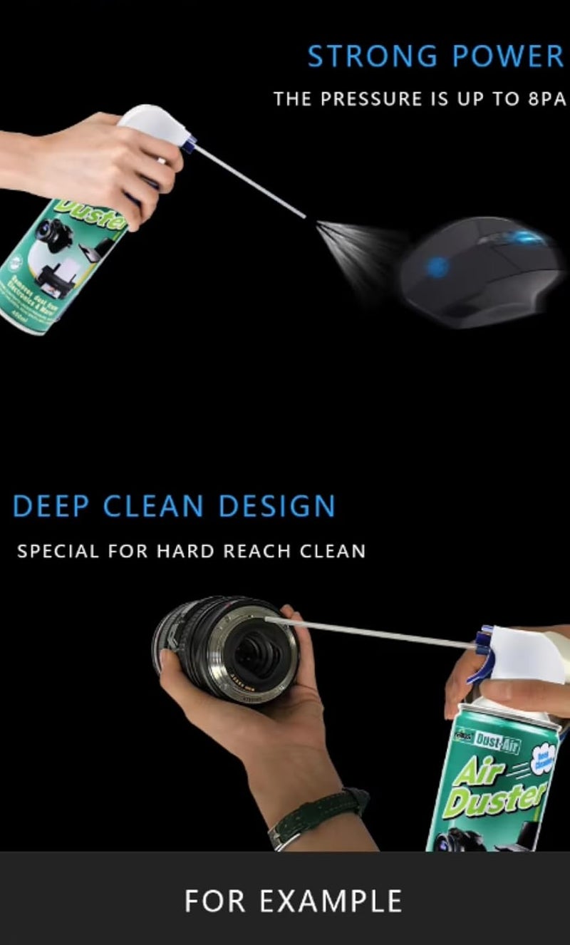HERIOS Compressed Gas (152a) Disposable Cleaning Duster 400ml - Image 3