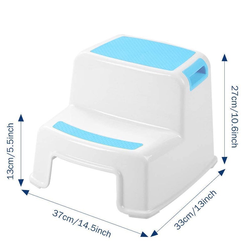 Glaceon Toddler 2 Step Stool for Boys Girls Ideal for Potty Training Bathroom Kitchen or Bedroom Pack of 1 - Image 2