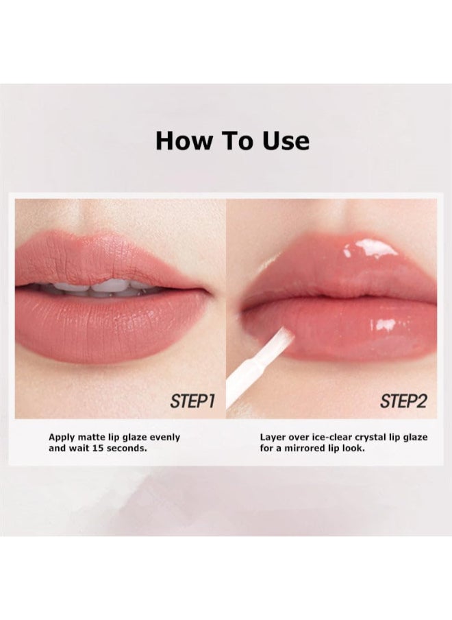 Double End-Lip Glaze 4.4g G07 Tangerine Brand