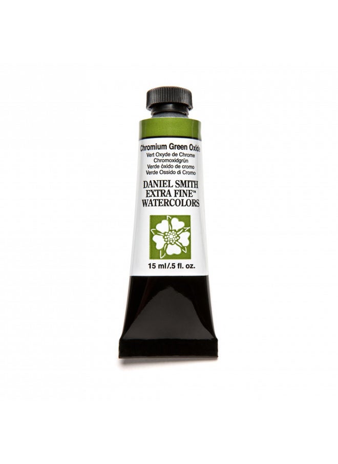 Daniel Smith Daniel Smith Extra Fine Watercolor Paint, 15ml Tube, Chromium Green Oxide, 284600024, 0.5 Fl Oz (Pack of 1)  - Image 1