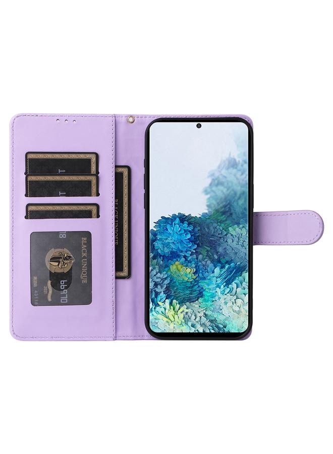 اس-توب جراب لهاتف Samsung Galaxy S20+ جراب هاتف جلدي شبكي ماسي قابل للطي - Image 4