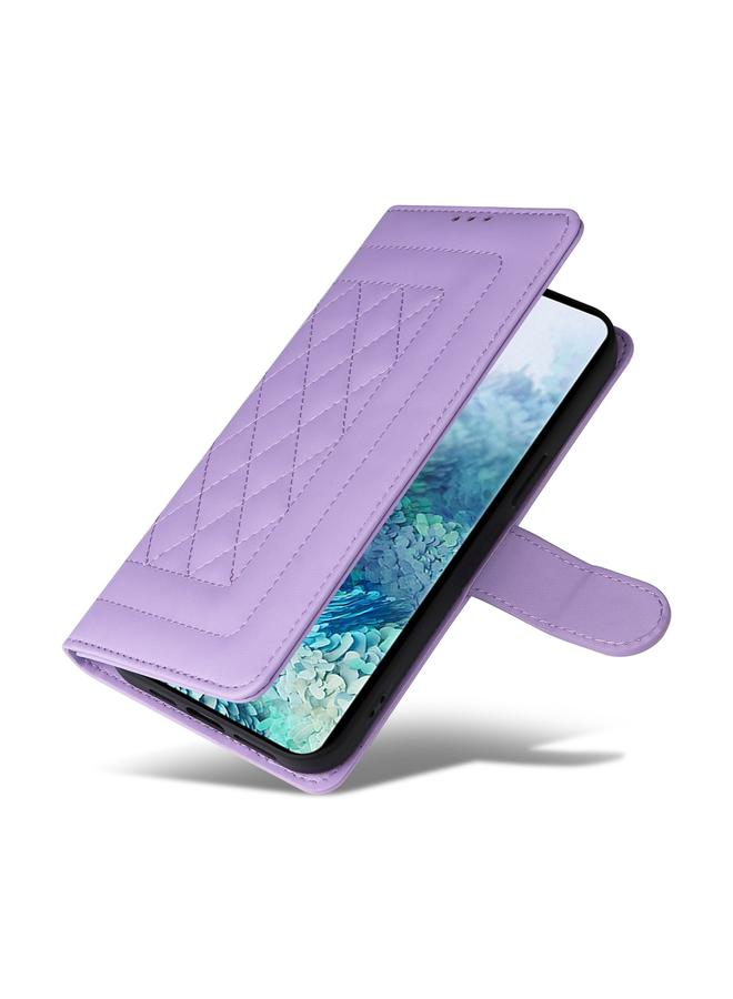 اس-توب جراب لهاتف Samsung Galaxy S20+ جراب هاتف جلدي شبكي ماسي قابل للطي - Image 5