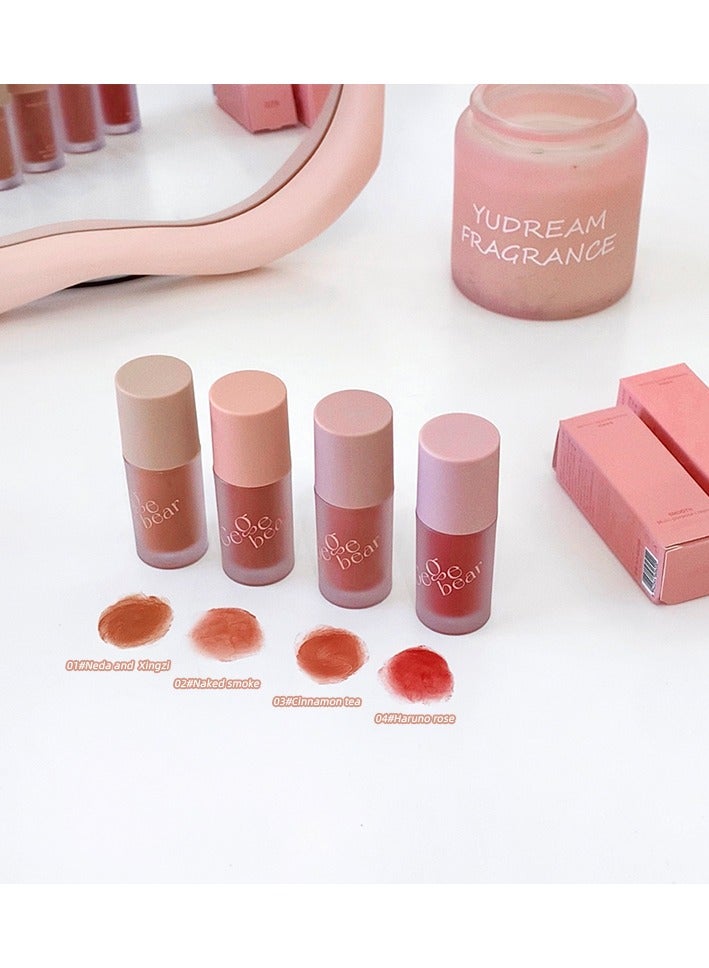 Gege bear Soft Liquid Blush Matte for Eyes Lips And Cheeks 03 - Image 3