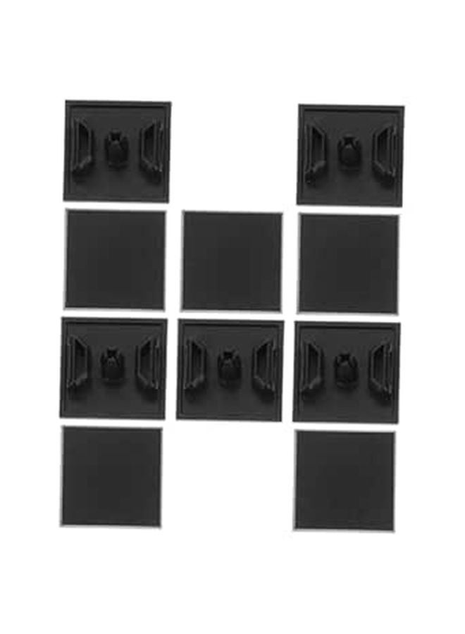 Aluminum End Caps for Printers 10pcs Easy Installation Black - Image 1