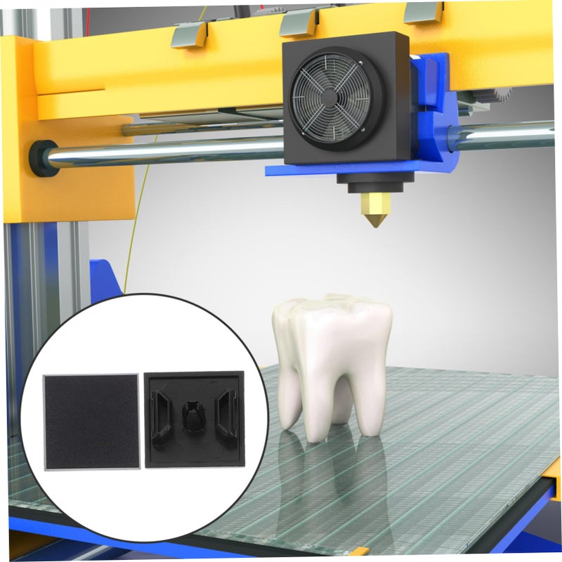 Aluminum End Caps for Printers 10pcs Easy Installation Black - Image 5