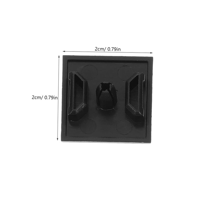 Aluminum End Caps for Printers 10pcs Easy Installation Black - Image 3