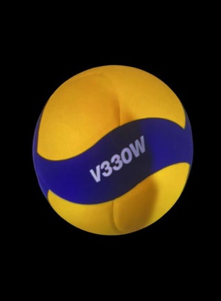 MIKASA V330W Volleyball Blue/Yellow 5