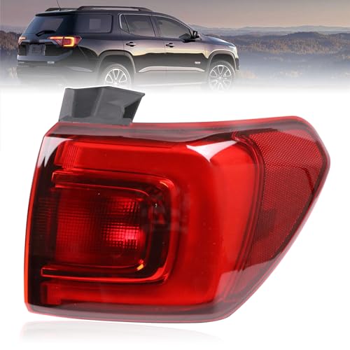 Lochnchn Tail Lights Compatible with GMC Acadia 2017 2018 2019 Rear Taillights Led Brake Light with Bulb Right Passenger Side Tail Lamp Replace GM2805126 84709442 - Image 1