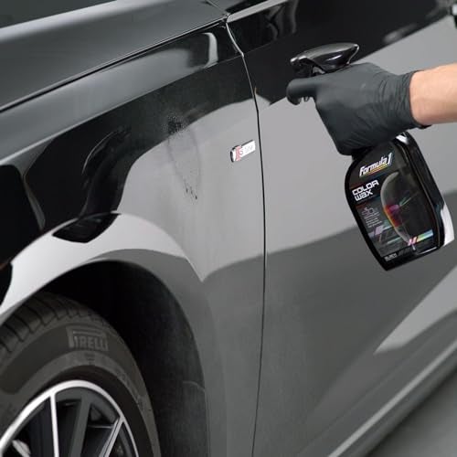 Formula 1 Color Wax Spray for Black Cars, Gives Ceramic Water Beading Protection and Ultimate Shiny Finish, Fills Minor Scratches with Color-Match Pigment, 23 oz - Image 4