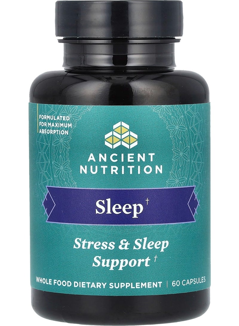 Ancient Nutrition Sleep Stress & Sleep Support 60 Capsules