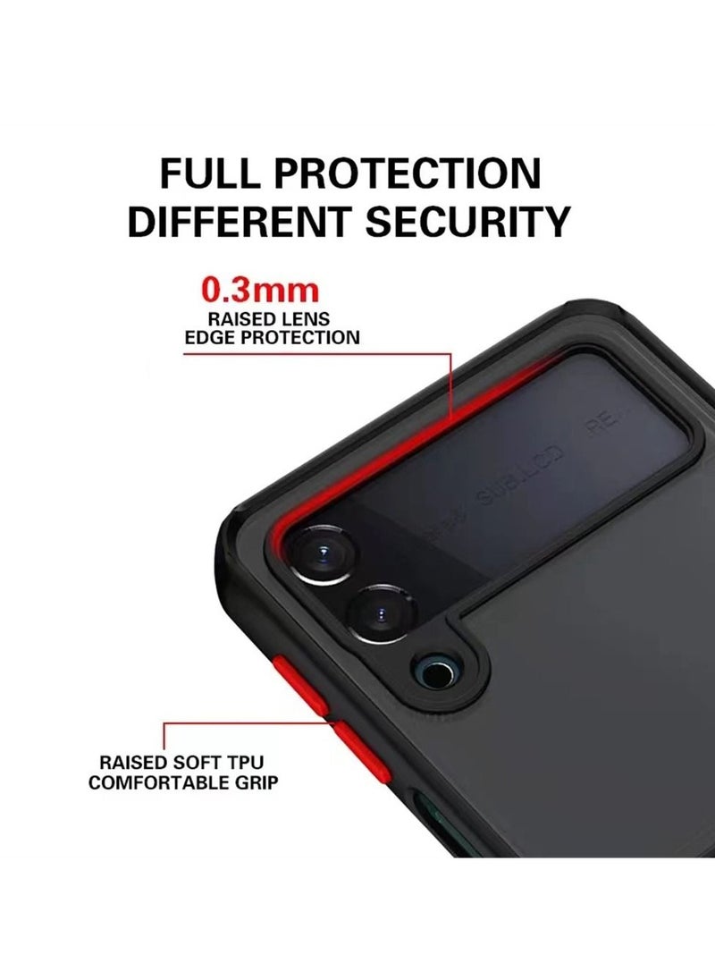 GULFLINK Back Cover Phone Protection Case For Samsung Galaxy Z Flip 3 5G  - Image 4