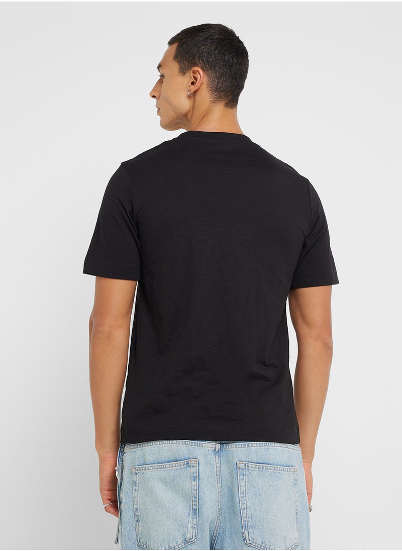 JACK & JONES Jorsplit  Logo Crew Neck T-Shrt  - Image 2