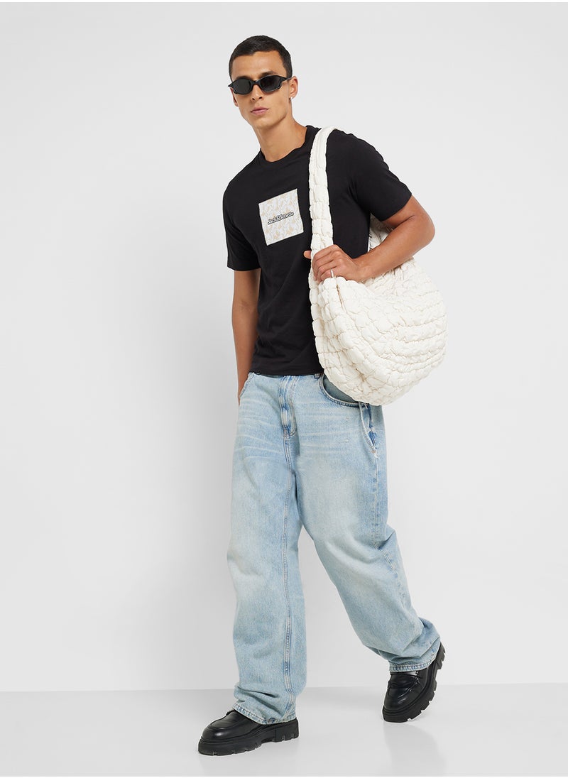 JACK & JONES Jorsplit  Logo Crew Neck T-Shrt  - Image 4