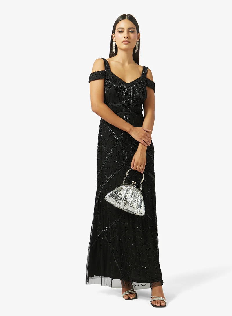 Namshi x  Sequined Evening Gown for Women | Best Price UAE