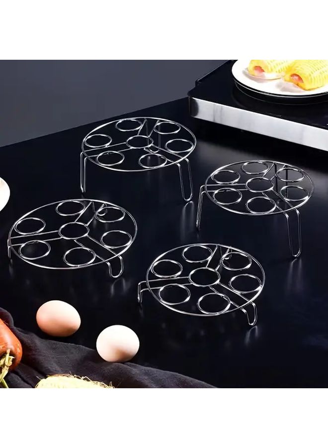 Stainless Steel Egg Steaming Rack Heat Resistant Triangular Design 6 69x1 97 Inches 1pc - Image 5