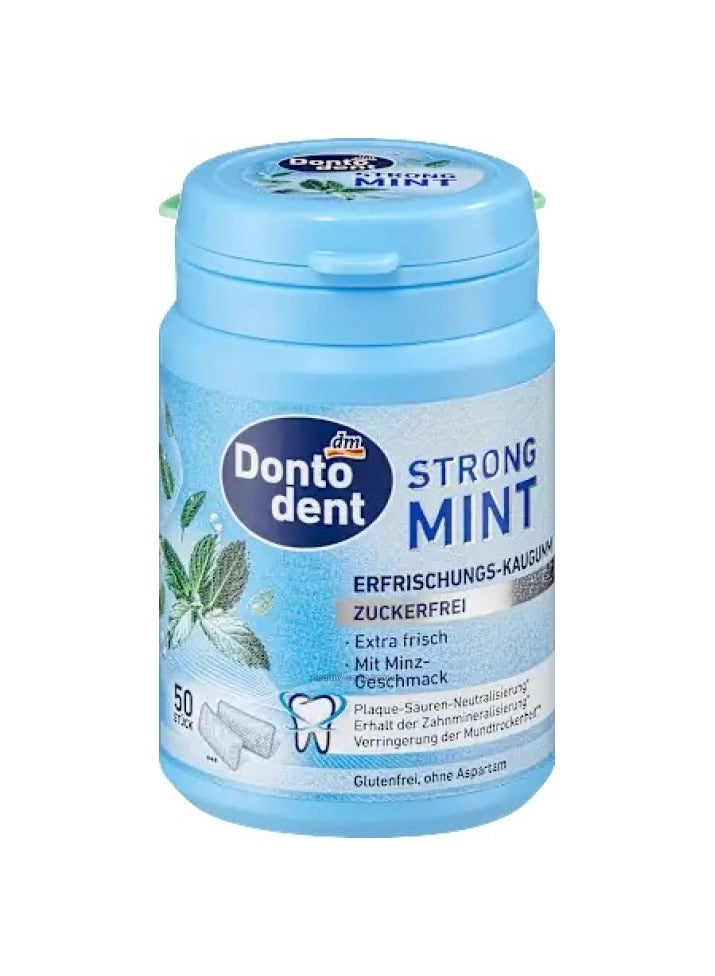 دي ام علكة دونتو دينت بنكهة النعناع القوية 50 وحدة 72 جرام - Image 1