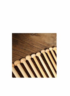 Y&D 36PCS Bamboo Knitting Needles Set, Single Pointed Carbonized Needles, 18 Sizes from 2.0mm-10.0mm, 9 Inches Length for Handmade Creative DIY  - Image 4