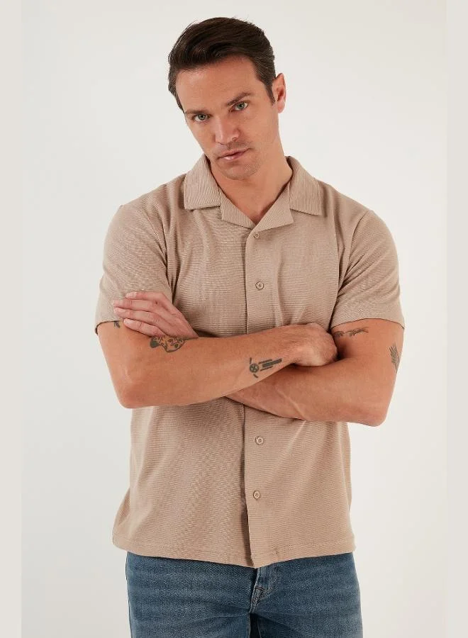 Buratti  Buratti Cotton Regular Fit Short Sleeve Shirt Men's SHIRT 5902640 for Men | Best Price UAE