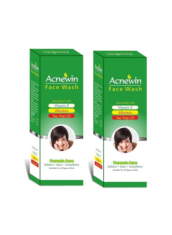 BREEMETIC Acnewin Face Wash with Vitamin E and Tea Tree Oil, 60gm (Pack of 2) - Image 1