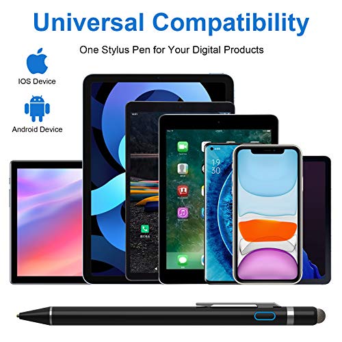 NTHJOYS Stylus Pens for Touch Screens, NTHJOYS Universal Fine Point Stylus for iPad, iPhone, iOS/Android Smart Phone and Other Tablets, Active Stylus Stylist Pen Pencil for Precise Writing/Drawing - Image 4