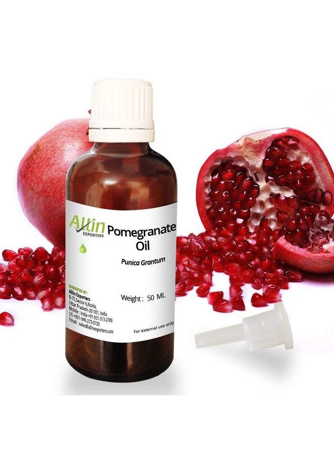 Allin Exporters Pomegranate Oil 100% Pure Undiluted Therapeutic Grade For Skin Care & Hair Care 50 Ml  - Image 2