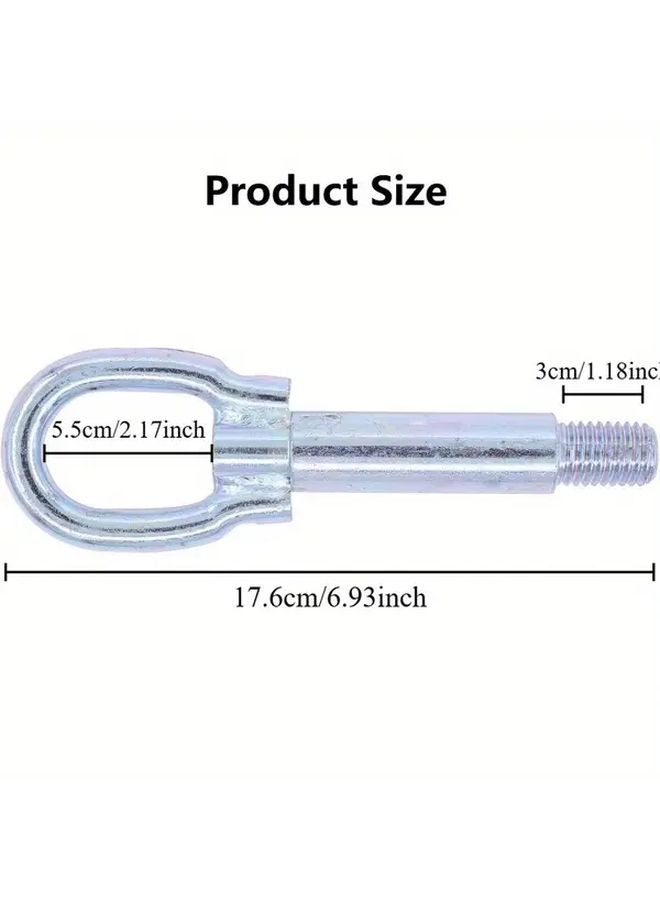 Silvery Trailer Hook for Trailers Bumper and Trailer Rods Durable Metal Construction - Image 3