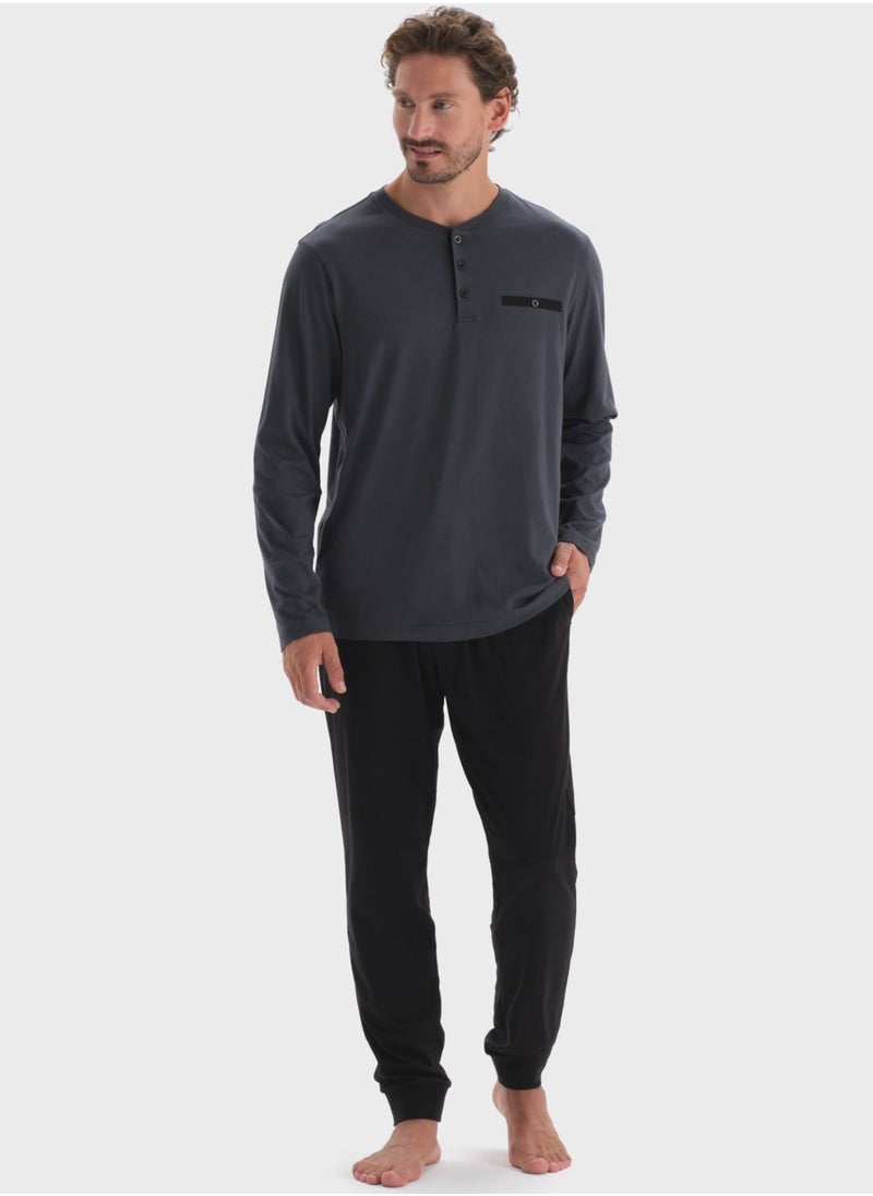 dagi - Nightwear T-Shirt & Trouser Set - Image 1