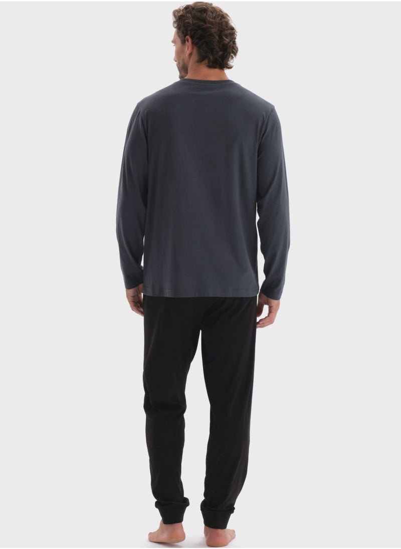 dagi - Nightwear T-Shirt & Trouser Set - Image 1