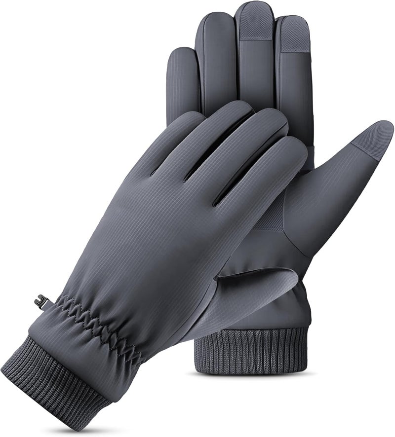 Women's Winter Gloves Warm Lining - Cozy Wool Knit Thick Gloves Mittens