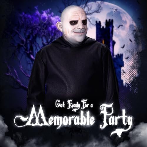 Zadin Premium Quality Enigmatic Uncle Freak Halloween Costume Mask, Classic Dark Comedy Character Mask, Old Uncle Mask - Image 4