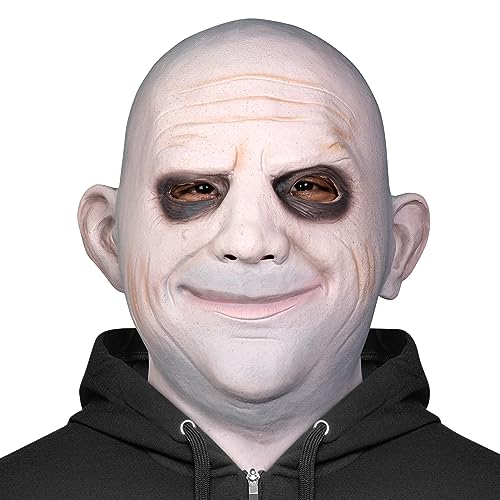 Zadin Premium Quality Enigmatic Uncle Freak Halloween Costume Mask, Classic Dark Comedy Character Mask, Old Uncle Mask - Image 1