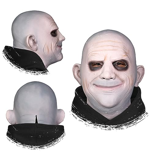 Zadin Premium Quality Enigmatic Uncle Freak Halloween Costume Mask, Classic Dark Comedy Character Mask, Old Uncle Mask - Image 3