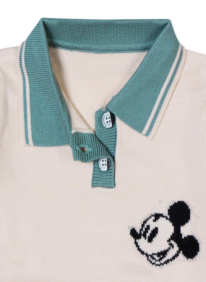 Pokory Baby Sweater Full Sleeve Comfortable and Stylish with Adorable Design for Kids Boys and Girls Perfect Cool Weather Size 90 Yellow - Image 2